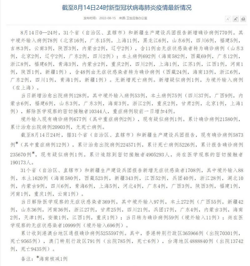 【31省份增14例核酸阳性_31省新增14例确诊病例】