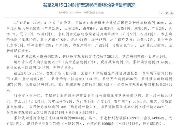 【31省新增重症2例,31省份新增病例】