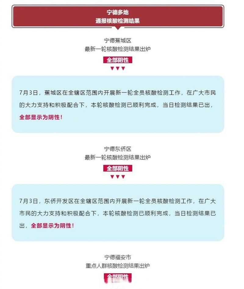 福建宁德蕉城区最新疫情通报：寻找同轨迹人员/福建省宁德市蕉城区疫情