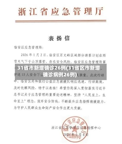 31省市新增26例重症涉22省市/新增重症病例