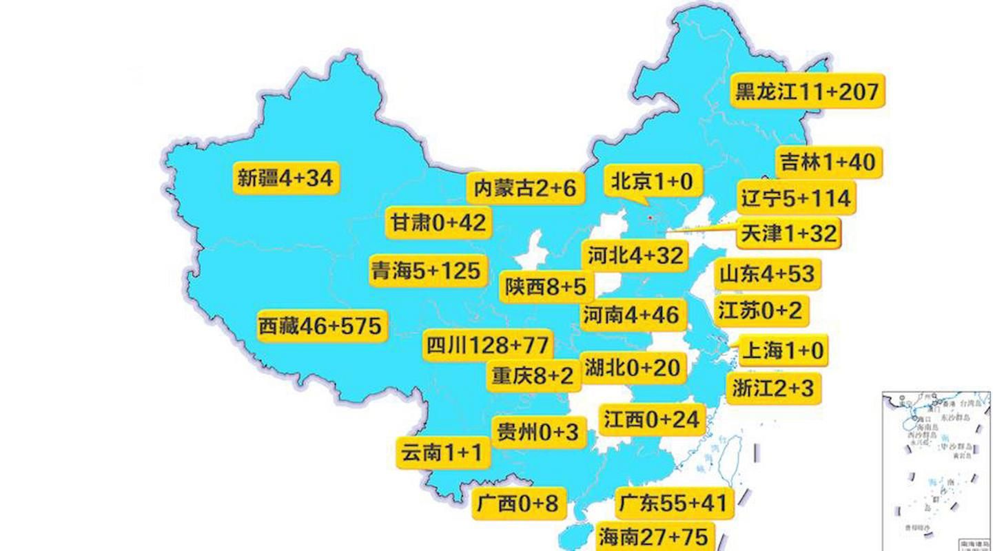 31省份今日最新疫情数据:31个省份最新疫情