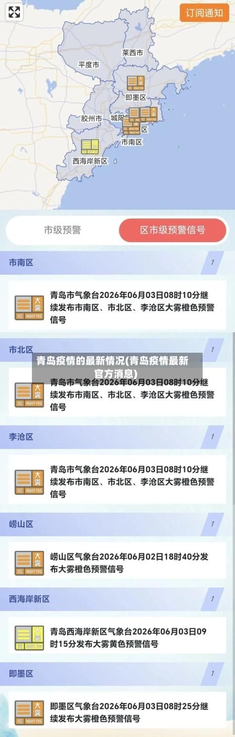 最新疫情情况通报山东省青岛市即墨区/青岛即墨区疫情数据