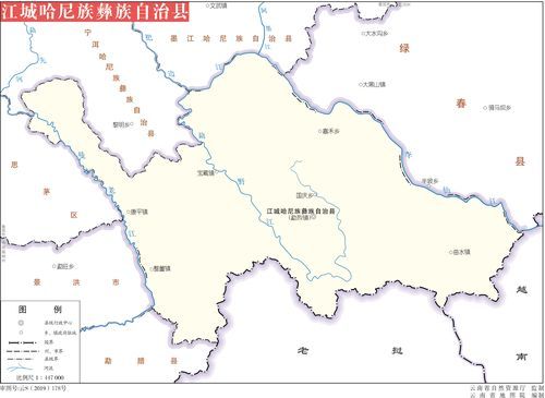 疫情云南省普洱市江城哈尼族彝族自治县最新通知_普洱市江城县地图全图
