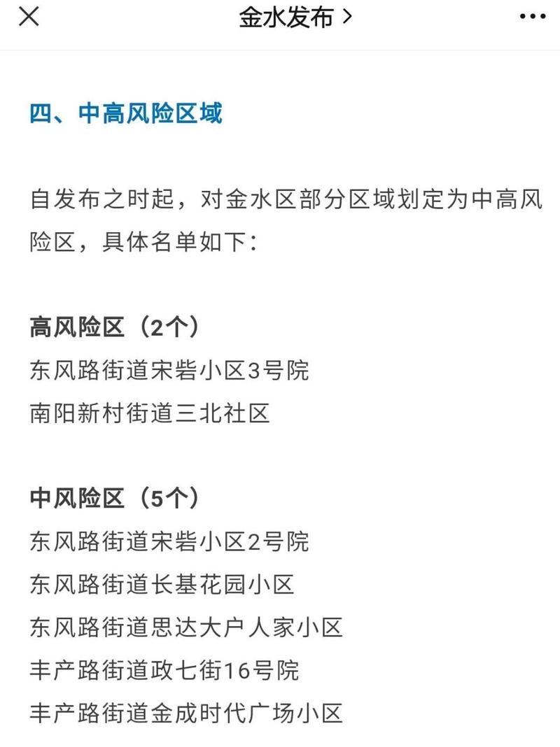 金水区最新疫情进展信息/金水区区域图