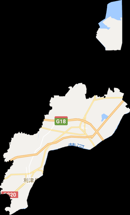 疫情分布图最新山东东营利津县:东营市利津县地图