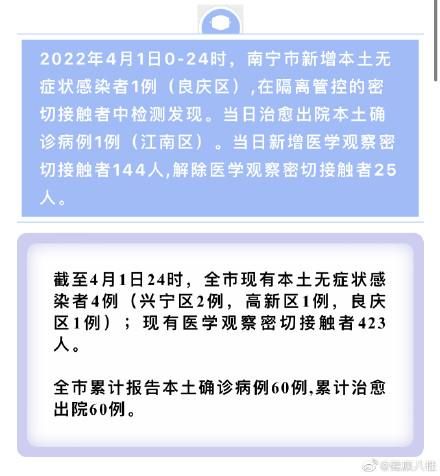 广西壮族自治区南宁良庆区首例无症状感染者来源公布/南宁刚刚发布重要消息