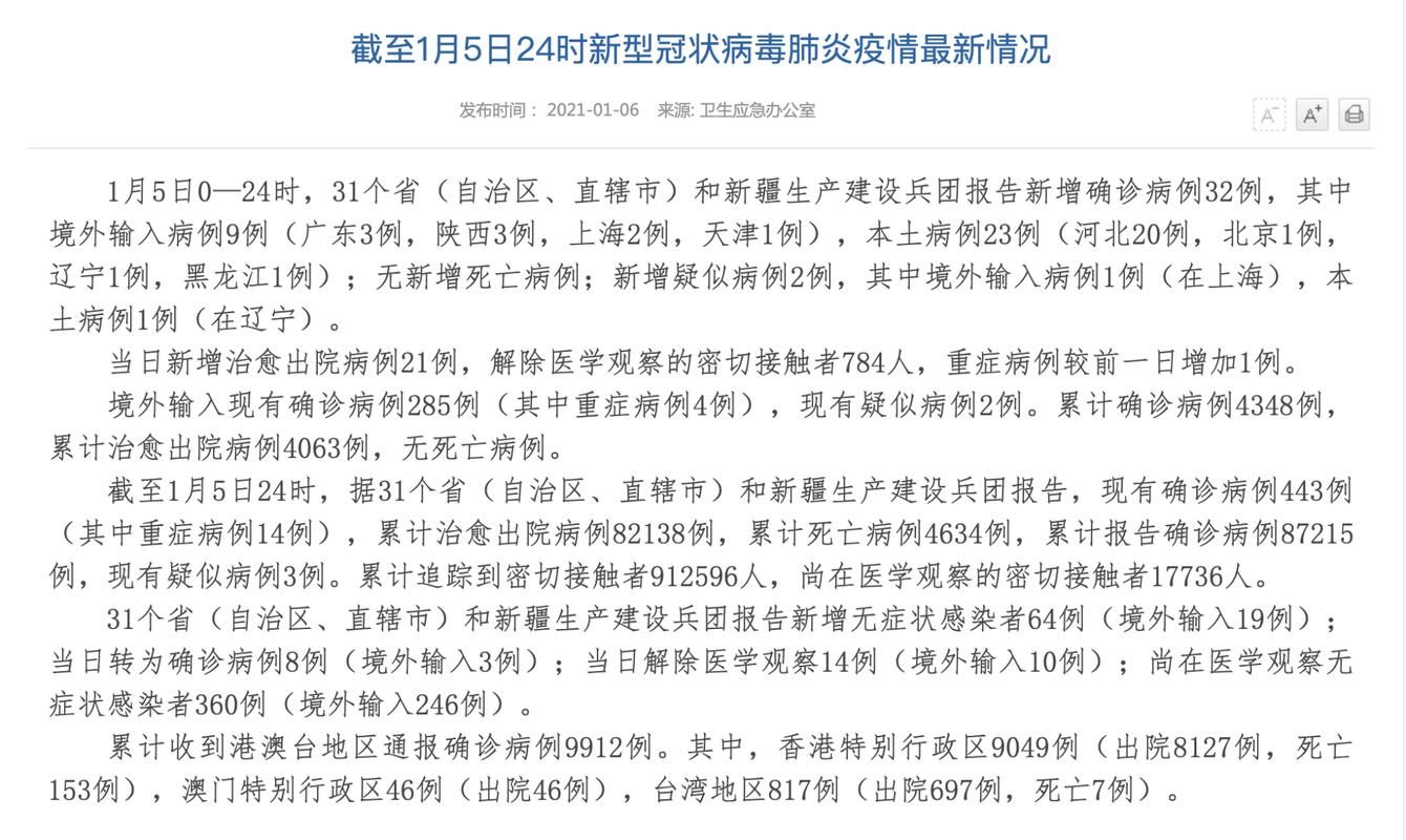 全国新增确诊23例含本土6例:全国新增例确诊病例