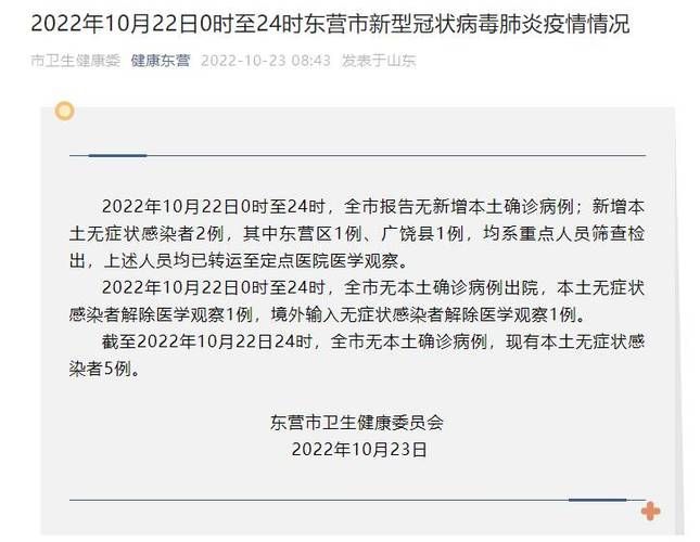  山东东营东营经济技术开发区疫情近期消息最新:东营市最新消息