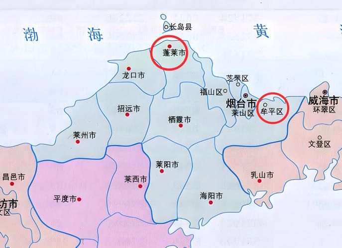 疫情防控中风险地区山东省烟台市蓬莱区:烟台蓬莱区最新地图