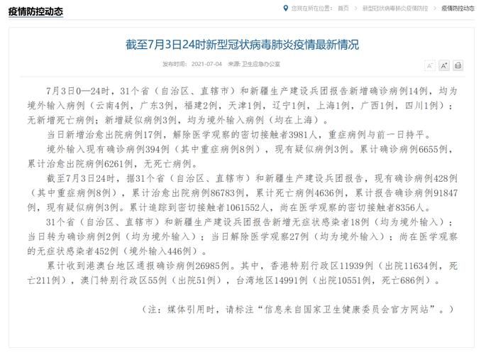  31省新增29例境外输入及22例无症状:31省份新增境外输入确诊病例