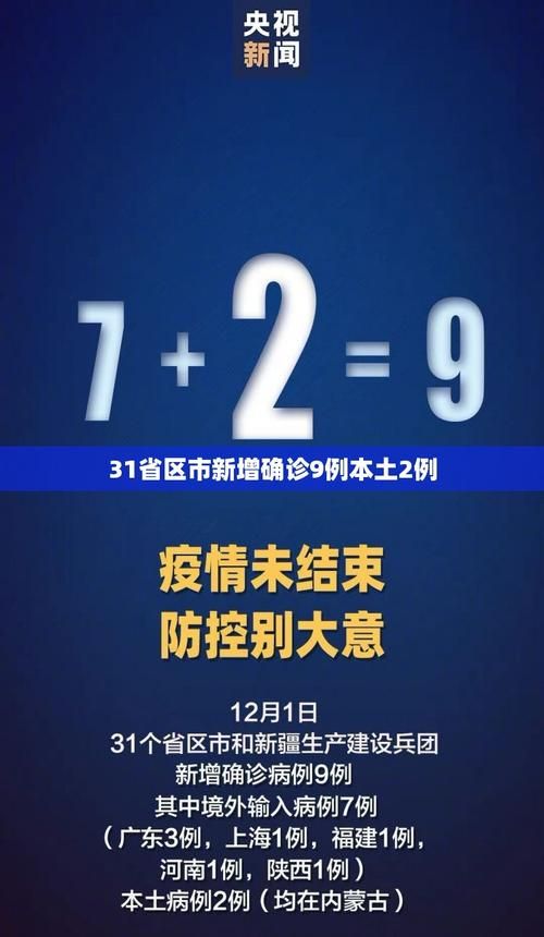 31省区市新增7例境外输入涉17省_31省区市新增确诊9例 含本土1例