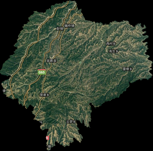 宜君县疫情分布图最新(宜君县卫星地图)