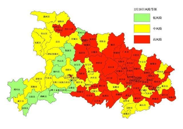 一张图看懂近6天湖北襄阳宜城疫情:襄阳宜城未来七天降雨概率