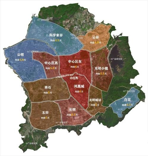 疫情分布图最新光明区(光明区行政地图高清版)