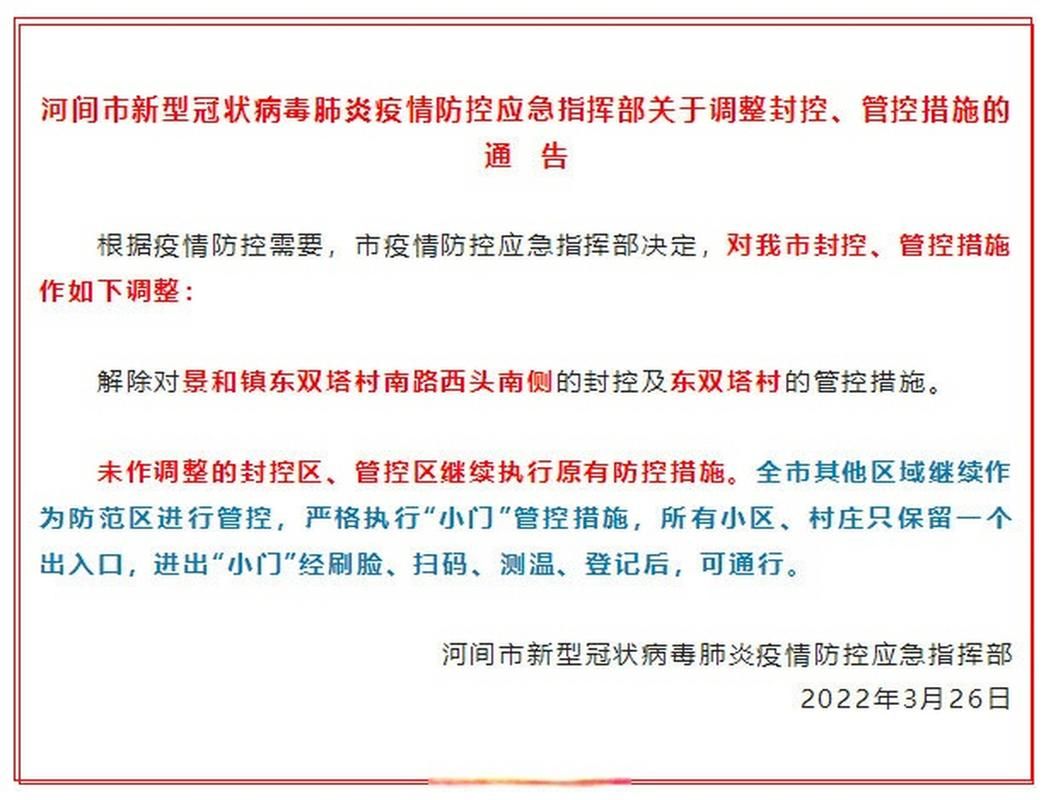新增疫情关注河间市/河间市最新消息今天